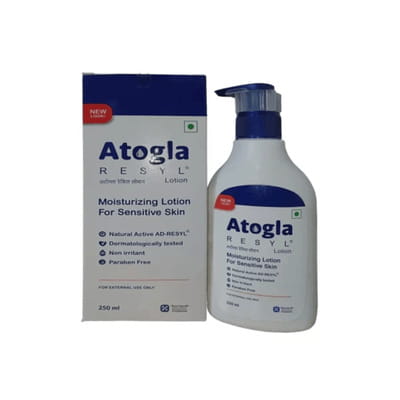 Atogla Resyl Body Moisturizer For Sensitive Skin Bottle Of 250ml Lotion