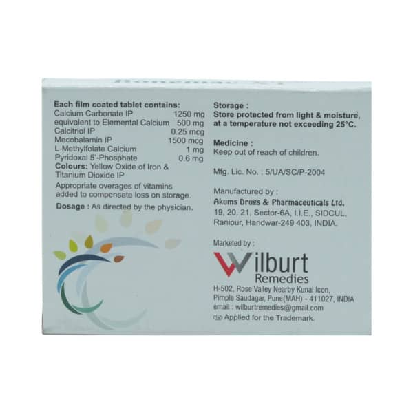 Bonemac Xt Strip Of 10 Tablets