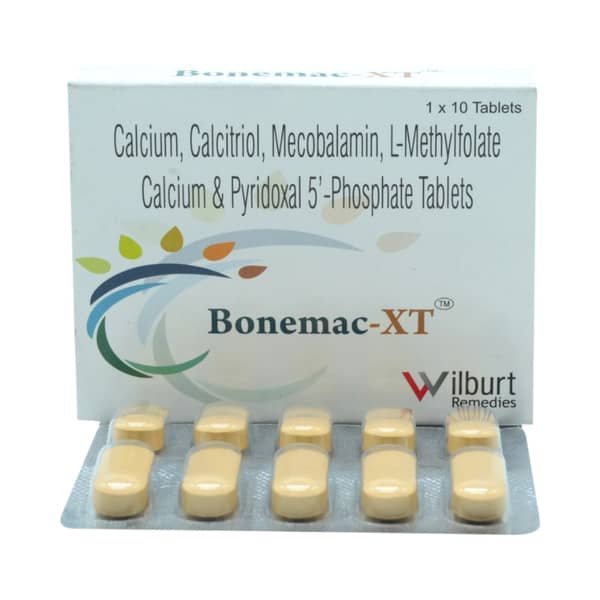 Bonemac Xt Strip Of 10 Tablets