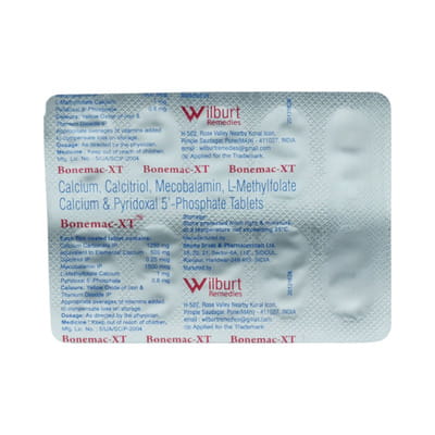 Bonemac Xt Strip Of 10 Tablets