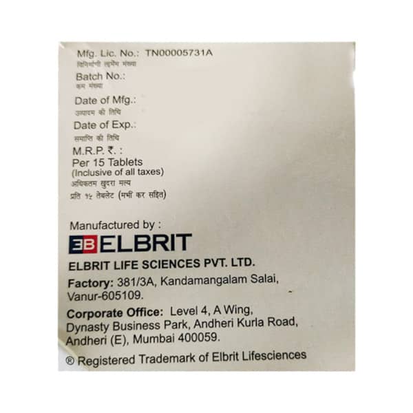 Glimibrit M 1mg Strip Of 15 Tablets