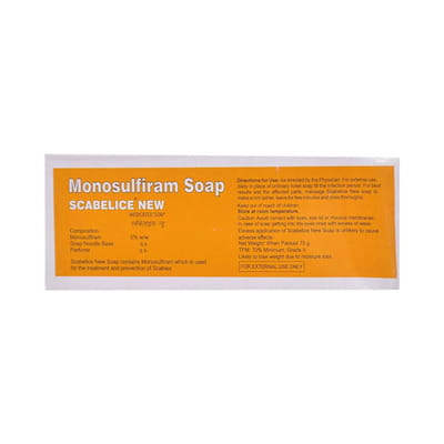 Scabelice New 75gm Medicated Box Of 75gm Soap