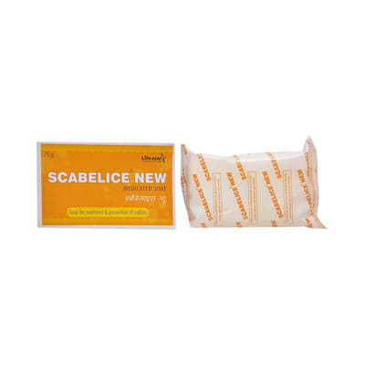 Scabelice New 75gm Medicated Box Of 75gm Soap