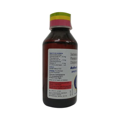 Asthalin Dx Bottle Of 100ml Syrup