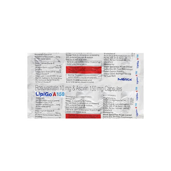 Lipigo A 150mg Strip Of 10 Capsules