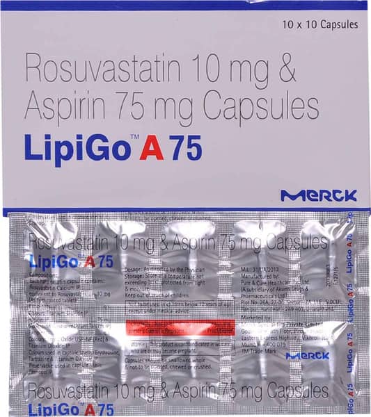 Lipigo A 75mg Strip Of 10 Capsules