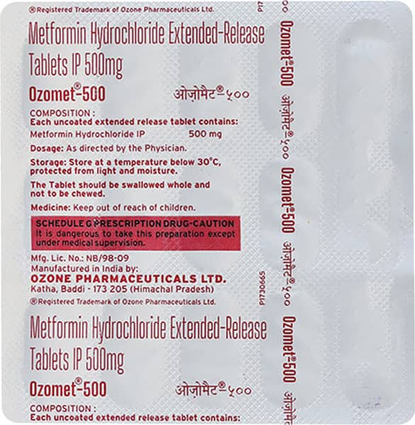 Ozomet 500mg Strip Of 15 Tablets