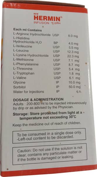 New Hermin Bottle Of 200ml Infusion