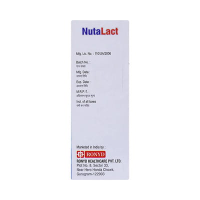Nutalact Bottle Of 200ml Syrup