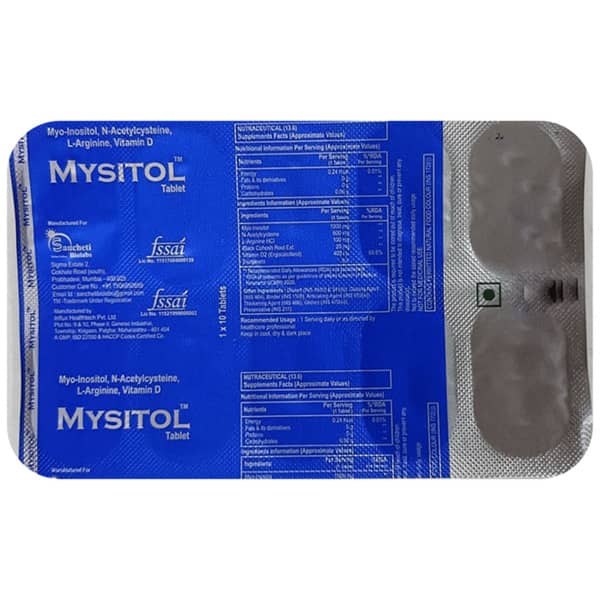 Mysitol Strip Of 10 Tablets