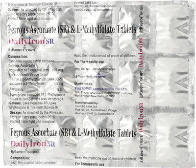 Daily Iron Sr Strip Of 15 Tablets
