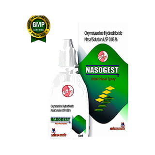 Nasogest Adult Bottle Of 10ml Nasal Spray