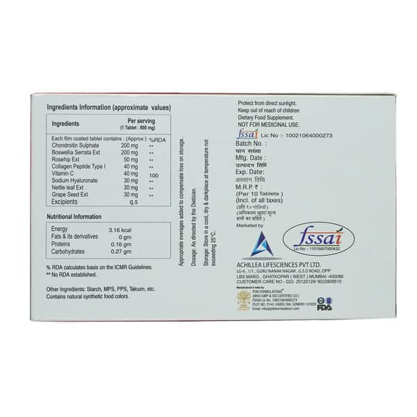 Tendohip Strip Of 10 Tablets