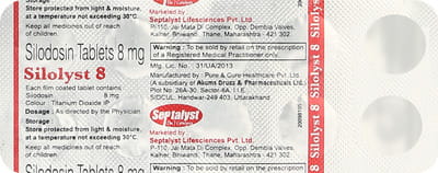 Silolyst 8mg Strip Of 10 Tablets