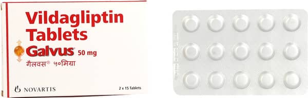 Galvus 50mg Strip Of 15 Tablets