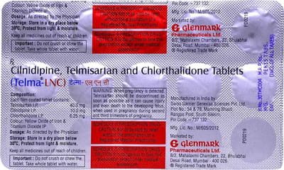 Telma Lnc Strip Of 15 Tablets