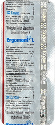 Ergomont L Strip Of 10 Tablets