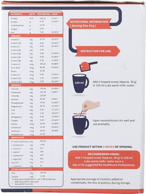 Lamino Respi Strawberry Flavour Sugar Free Tin Of 200gm Powder