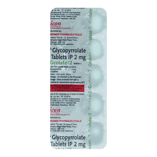 Gcolate 2Mg Strip Of 10 Tablets