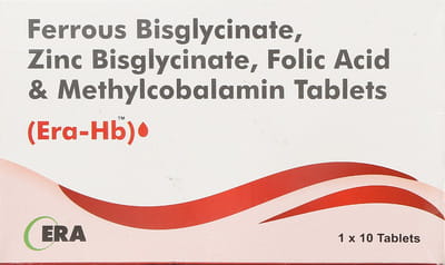 Era Hb Strip Of 10 Tablets