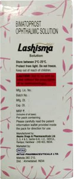 Lashisma Bottle Of 3ml Ophthalmic Solution (Pack Of 2)