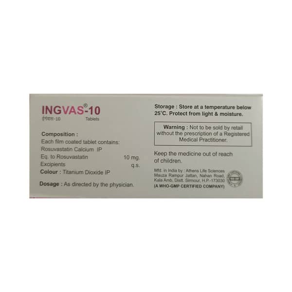 Ingvas 10mg Strip Of 10 Tablets
