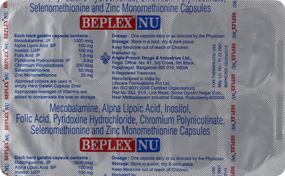 Beplex Nu Strip Of 10 Capsules