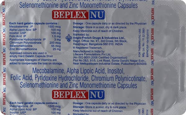 Beplex Nu Strip Of 10 Capsules