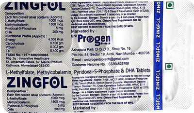 Zingfol Strip Of 10 Tablets