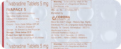 Ivapace 5mg Strip Of 10 Tablets