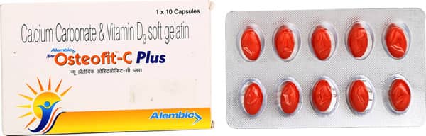 New Osteofit C Plus Strip Of 10 Softgel Capsules