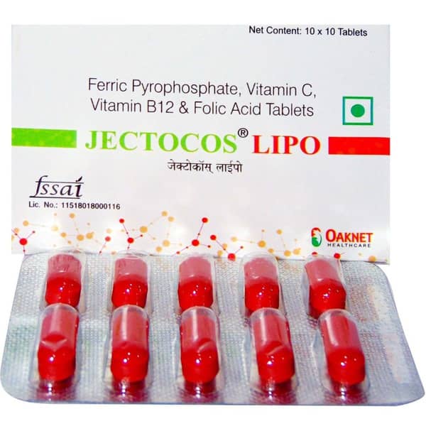 Jectocos Lipo Strip Of 10 Tablets