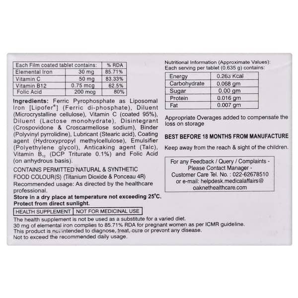 Jectocos Lipo Strip Of 10 Tablets