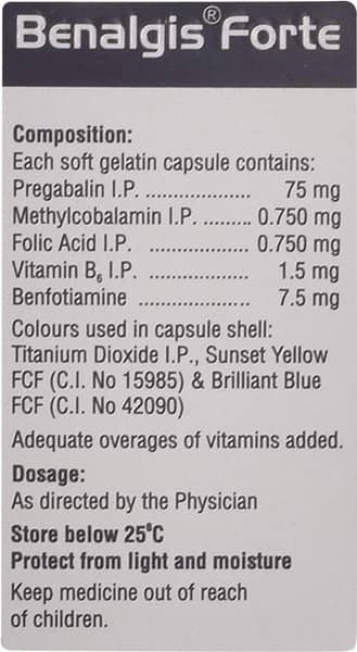 Benalgis Forte Softgel Captule