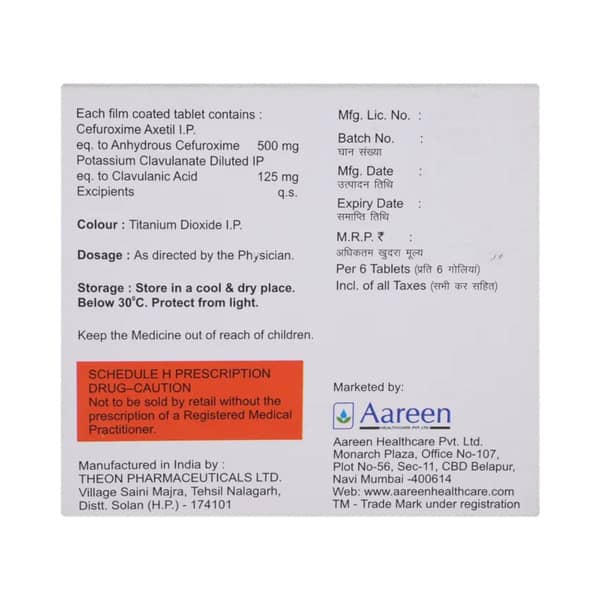 Rockcef Cv Strip Of 6 Tablets