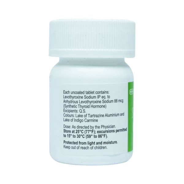 Lethyrox 88mcg Bottle Of 50 Tablets