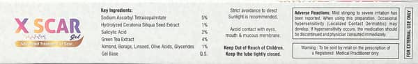 X Scar Tube Of 15gm Gel