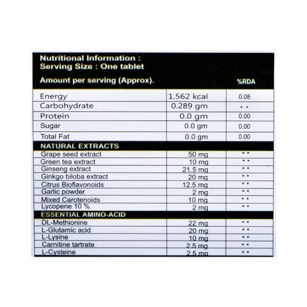 Immustar Gold Strip Of 10 Tablets