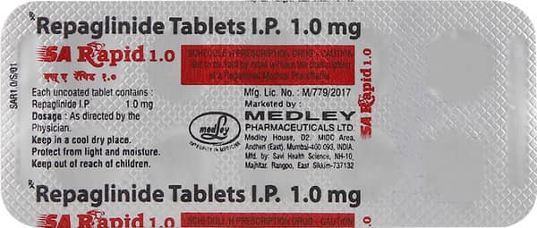 Sarapid 1mg Strip Of 10 Tablets