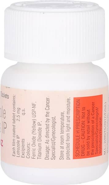 Letroz 2.5mg Bottle Of 30 Tablets