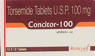 Concitor 100mg Strip Of 10 Tablets
