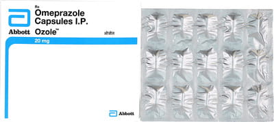 Ozole 20mg Strip Of 15 Capsules