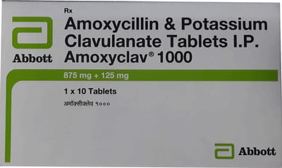 Amoxyclav 1gm Strip Of 10 Tablets