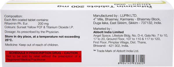 Dirifa 200mg Strip Of 10 Tablets