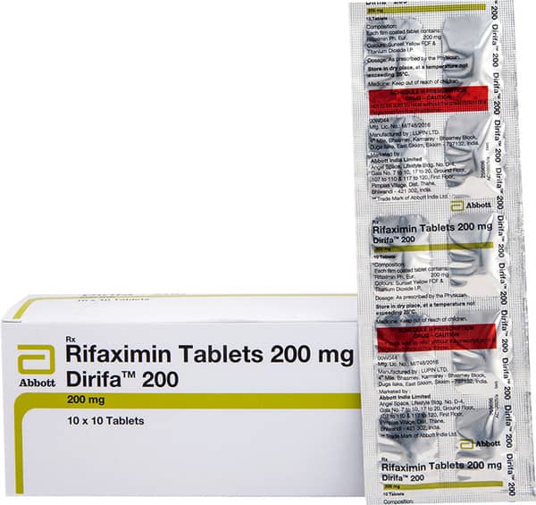 Dirifa 200mg Strip Of 10 Tablets