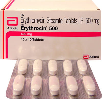 New Erythrocin 500mg Strip Of 10 Tablets