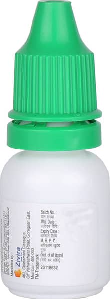 Zivifresh Bottle Of 10ml Eye Drops