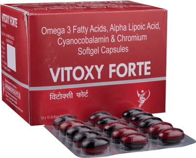 Vitoxy Forte Strip Of 15 Softgel Capsules