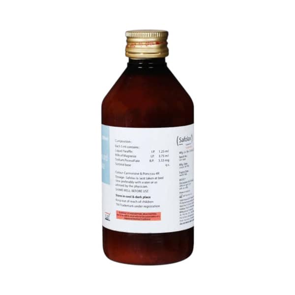 Safolax Sugar Free Bottle Of 200ml Suspension