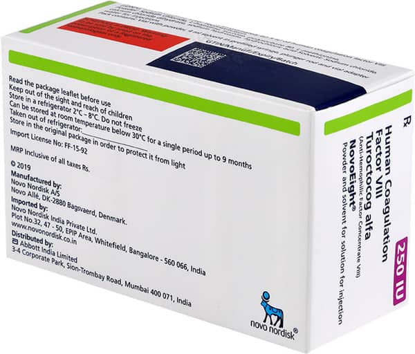 Novoeight 250iu Dry Vial Of 1 Powder For Injection